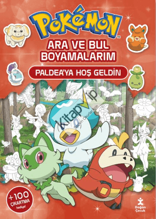 Pokemon - Ara ve Bul Boyamalarım –  Paldea’ya Hoş Geldin