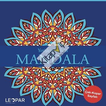 Yetişkinler İçin Mandala - Lacivert