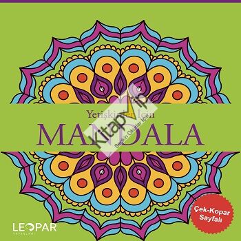 Yetişkinler İçin Mandala - Yeşil
