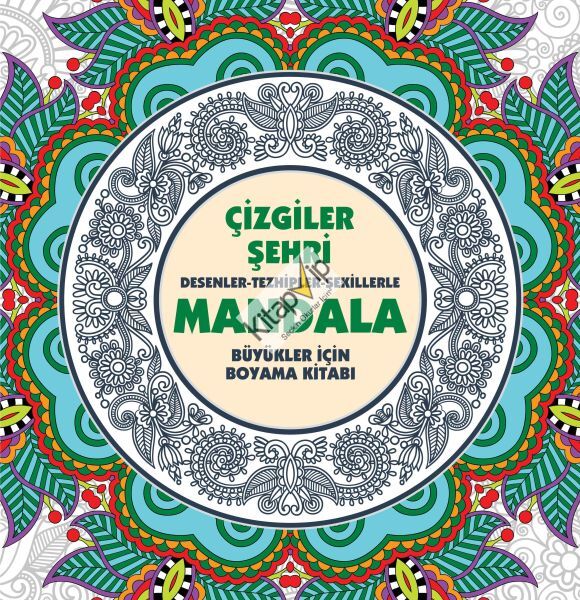 Çizgiler Şehri - Mandala (Büyükler İçin Boyama)