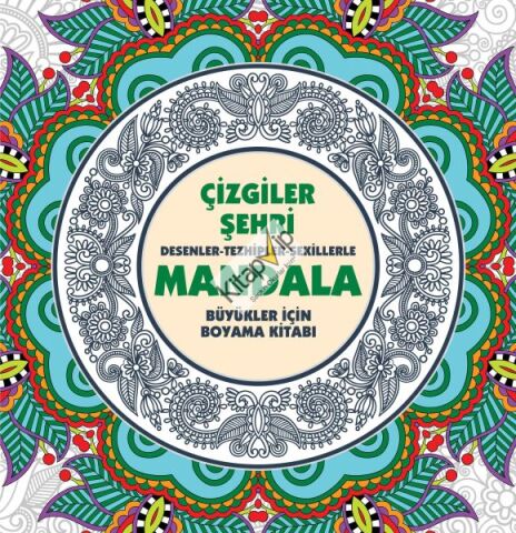 Çizgiler Şehri - Mandala (Büyükler İçin Boyama)