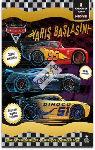 Disney Arabalar - Parıltılı Etkinlikler Kitabı