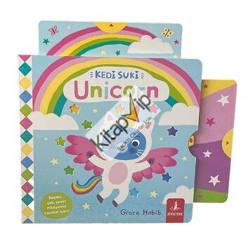 Kedi Suki Unicorn (Hareketli Karton Kitap)