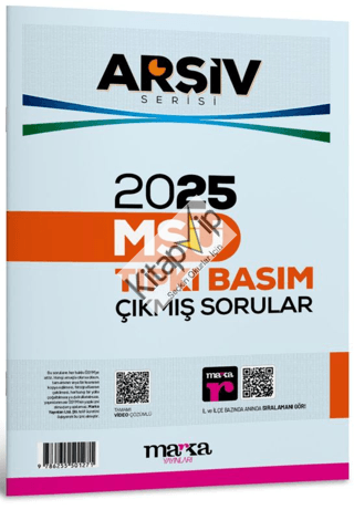 2025 MSÜ Çıkmış Sorular Tıpkı Basım Çözümlü Arşiv