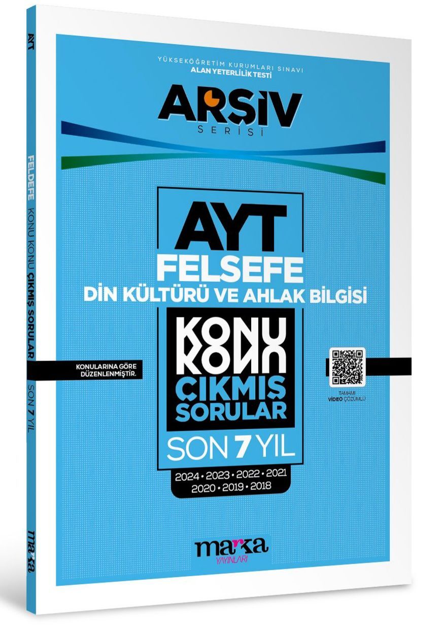 AYT Din Kültürü / Felsefe Konu Konu Çıkmış Sorular Son 7 Yıl