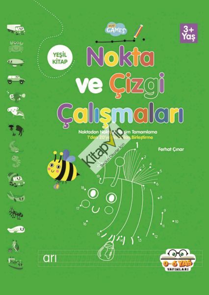 Nokta ve Çizgi Çalışmaları Yeşil Kitap