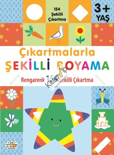 Çıkartmalarla Şekilli Boyama 3 Yaş Üstü