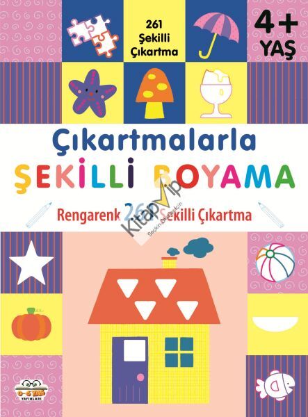 Çıkartmalarla Şekilli Boyama 4 Yaş Üstü
