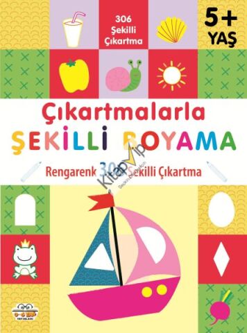 Çıkartmalarla Şekilli Boyama 5 Yaş Üstü