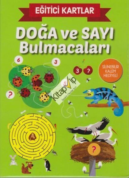Eğitici Kartlar Doğa ve Sayı Bulmacaları