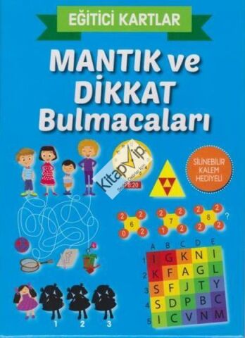 Eğitici Kartlar Mantık ve Dikkat Bulmacaları