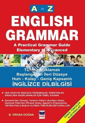 A to Z English Grammar A'dan Z'ye İngilizce Dilbilgisi