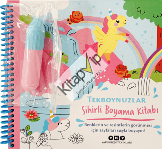 Sihirli Boyama Kitabı – Tekboynuzlar(Ciltli)