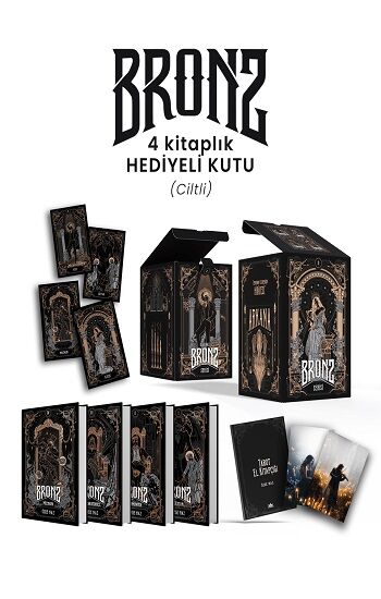 Bronz Serisi - 4 Kitaplık Ciltli Hediyeli Kutu