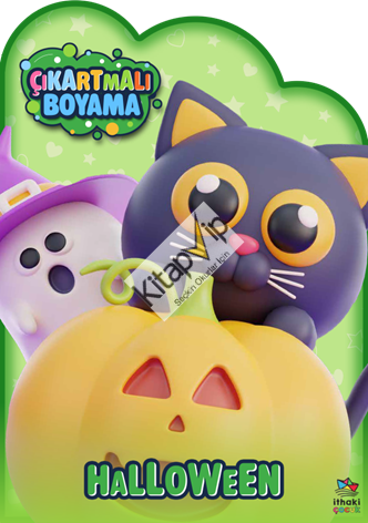Halloween Zamanı – Çıkartmalı Boyama Kitabı