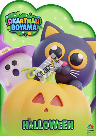 Halloween Zamanı – Çıkartmalı Boyama Kitabı