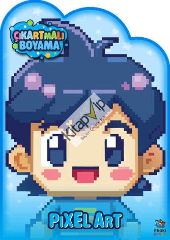 Pixel Art Zamanı – Çıkartmalı Boyama Kitabı