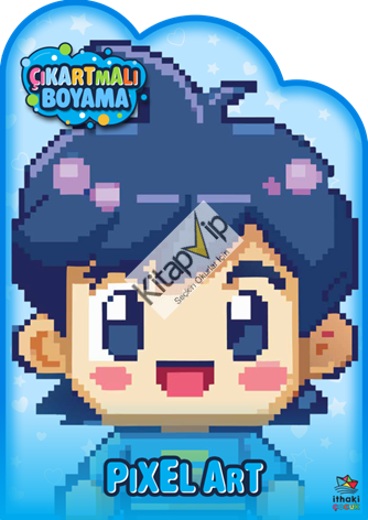 Pixel Art Zamanı – Çıkartmalı Boyama Kitabı