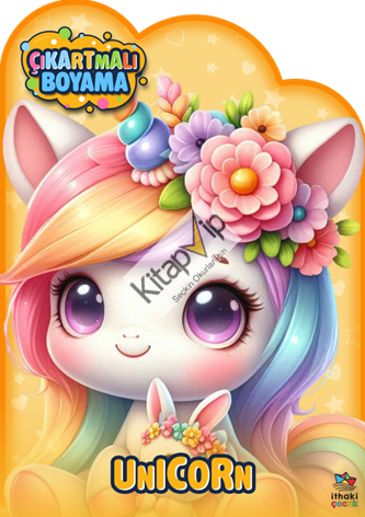 Unicorn Zamanı – Çıkartmalı Boyama Kitabı