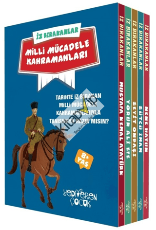İz Bırakanlar - Milli Mücadele Kahramanları Seti - 5 Kitap Takım