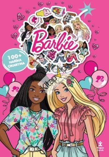 Barbie Boyama Kitabı Çıkartma Bombası 100 + Harika Çıkartma