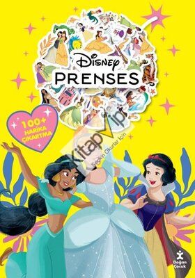 Disney Prenses Boyama Kitabı Çıkartma Bombası 100 + Harika Çıkartma