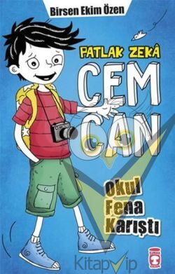 Patlak Zeka Cemcan - Okul Fena Karıştı (Fleksi Cilt)