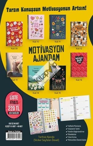 Motivasyon Ajandam (Ciltli)